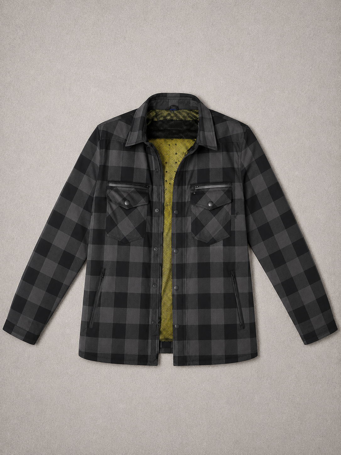 Kevlar lined Flannel riding shirt/jacket